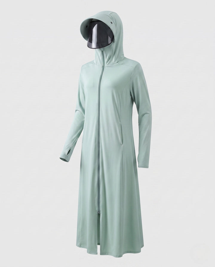 Dam UV-skydd Hooded kappa