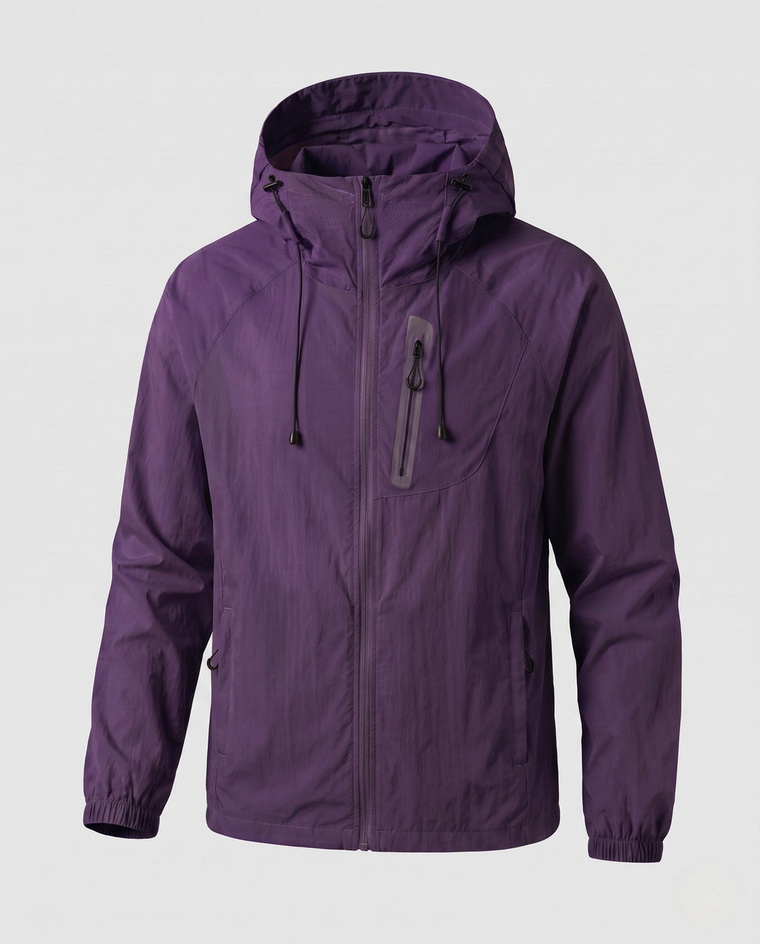 Dam Hög-Performance Vindjacka med Reflective Elements och Adjustable Huva Design
