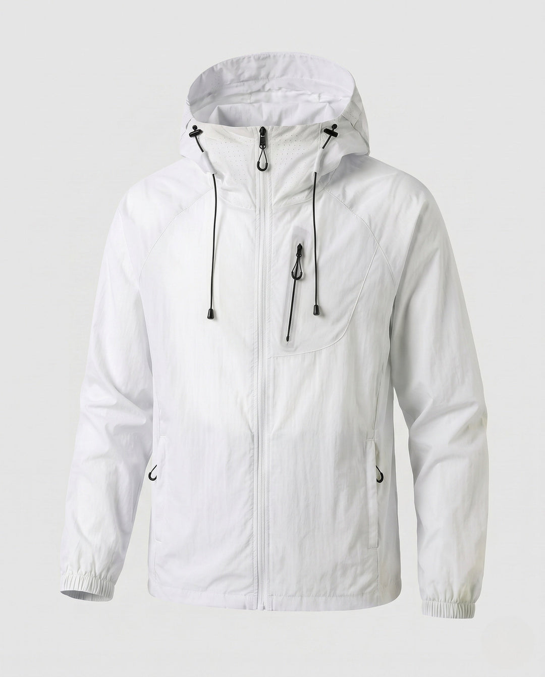 Dam Hög-Performance Vindjacka med Reflective Elements och Adjustable Huva Design