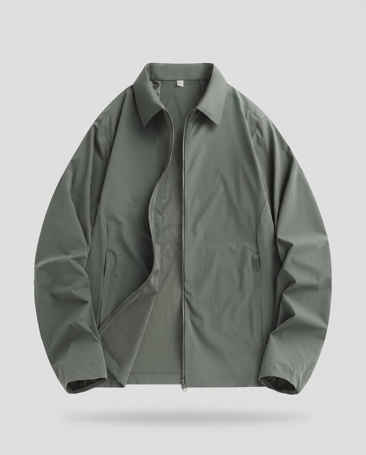 Dam lätt outdoorjacka med innovative wind skydd
