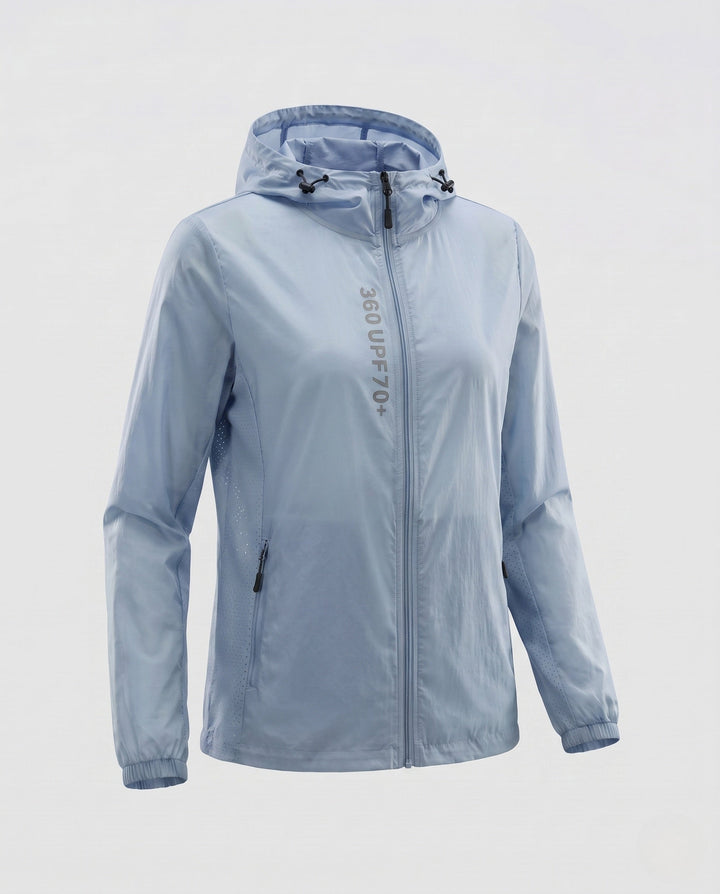 Dam multifunctional UV-skydd jacka med lätt material