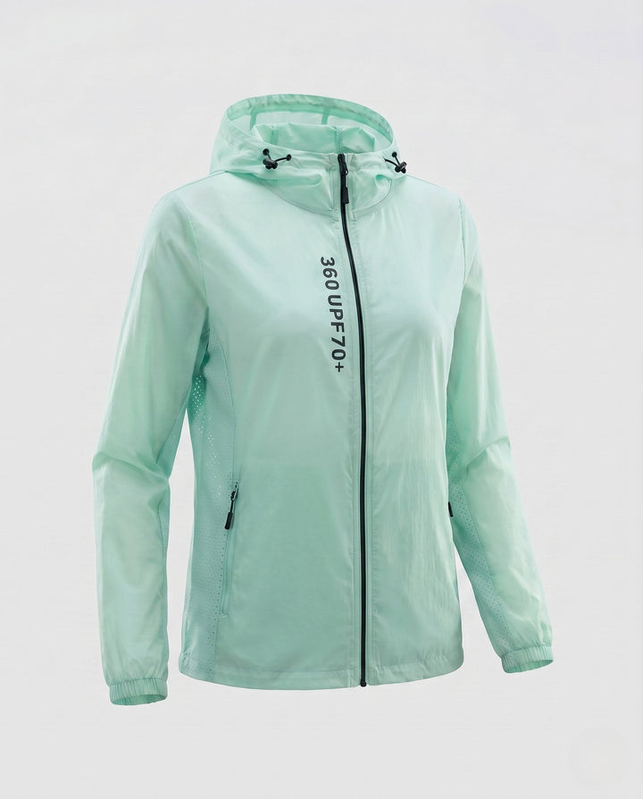 Dam multifunctional UV-skydd jacka med lätt material