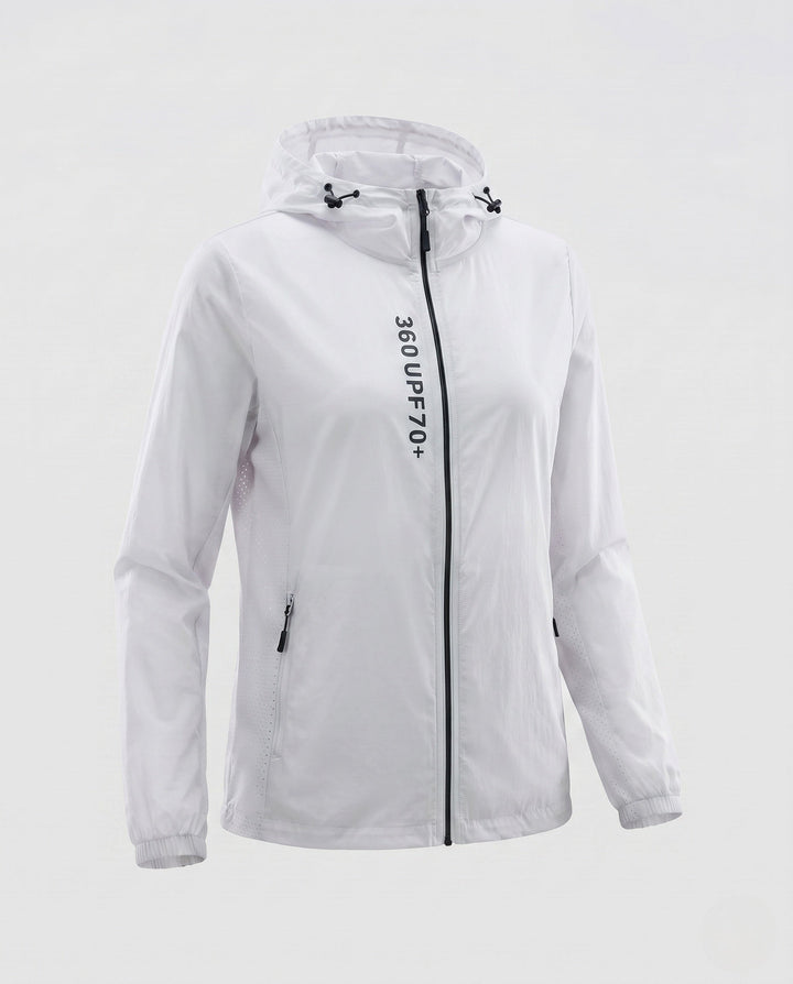 Dam multifunctional UV-skydd jacka med lätt material