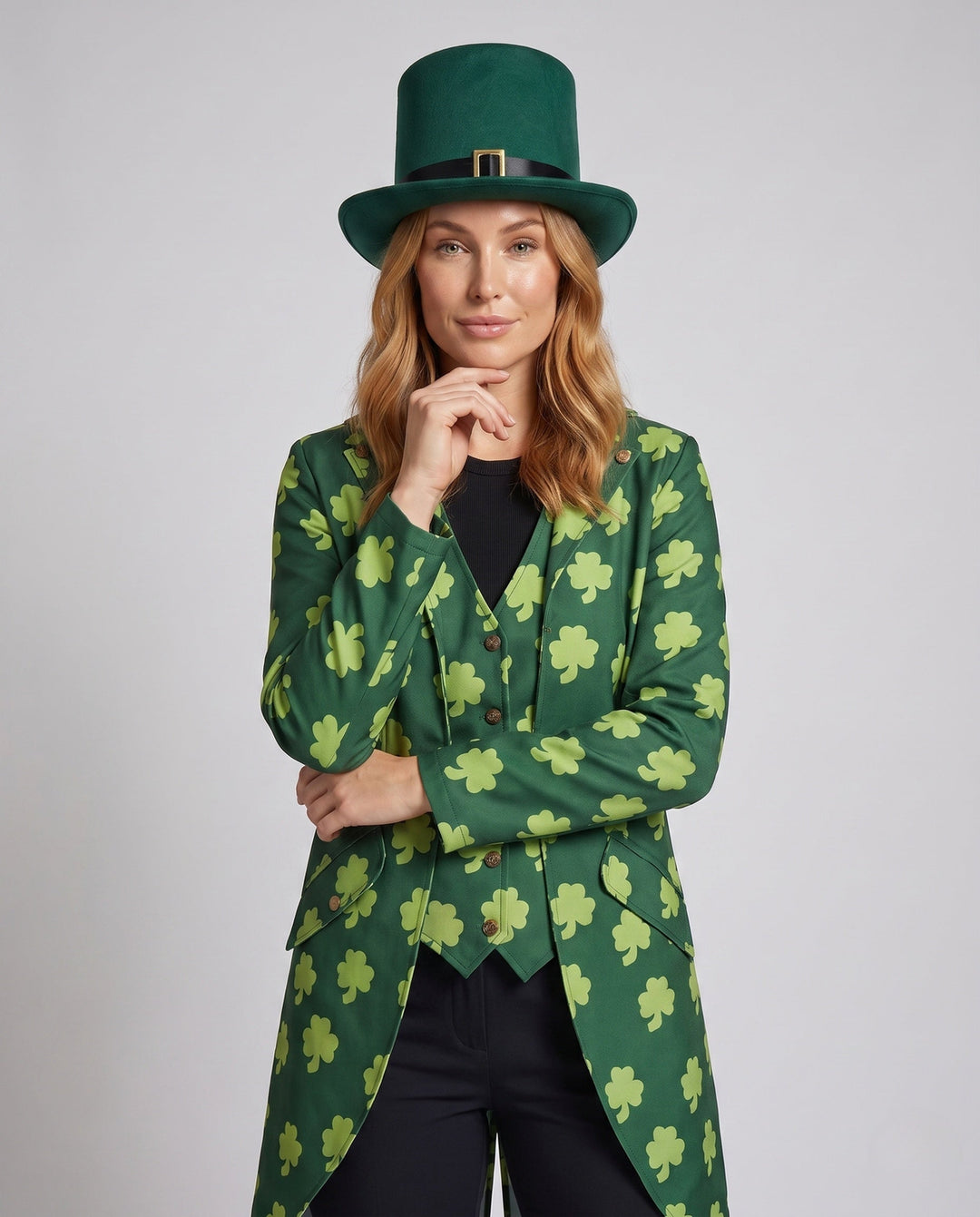 Dam costume jacka med clovers