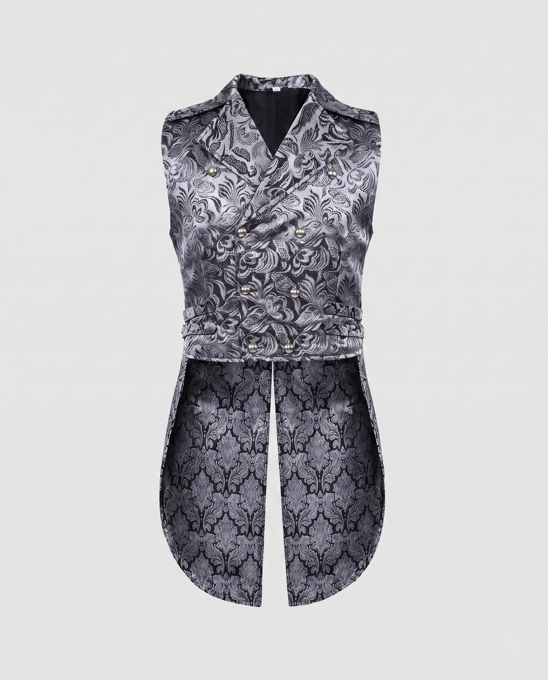 Dam stilren, elegant väst med luxurious embellishments och asymmetric skärning