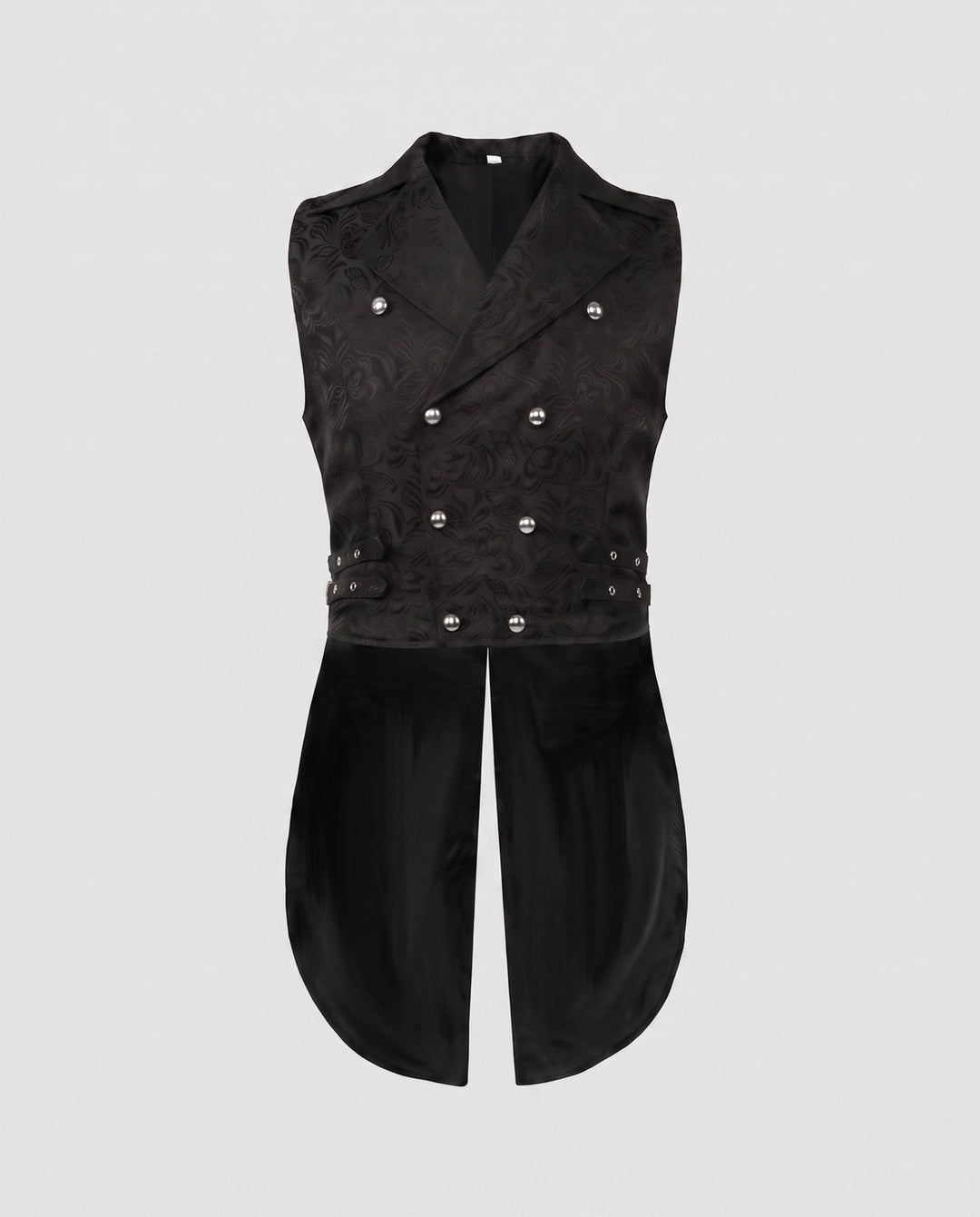 Dam stilren, elegant väst med luxurious embellishments och asymmetric skärning