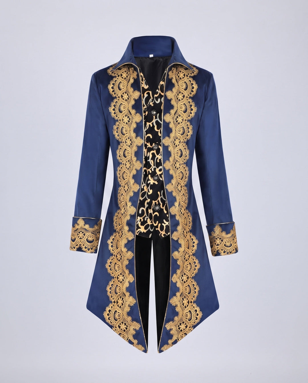 Dam elegant Gala jacka med intricate Gold mönster
