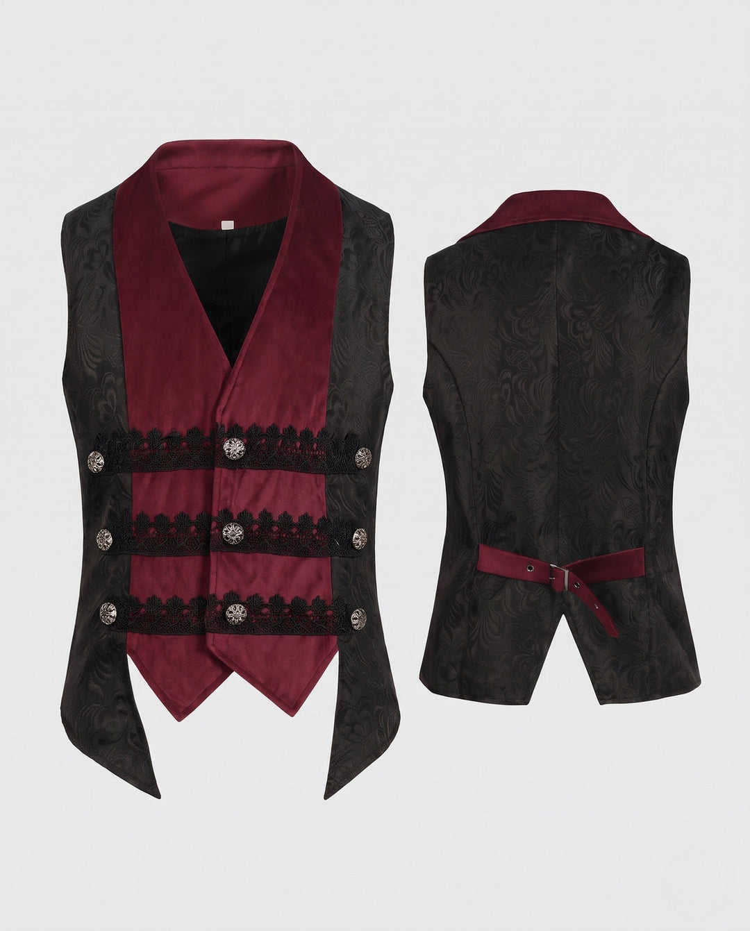 Dam elegant väst med Elaborate broderi