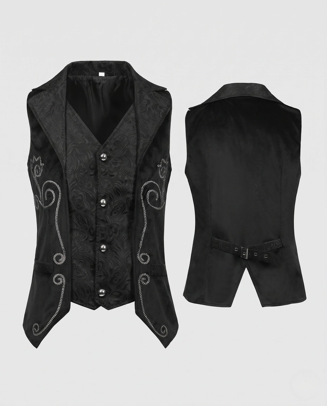 Dam elegant väst med Elaborate broderi