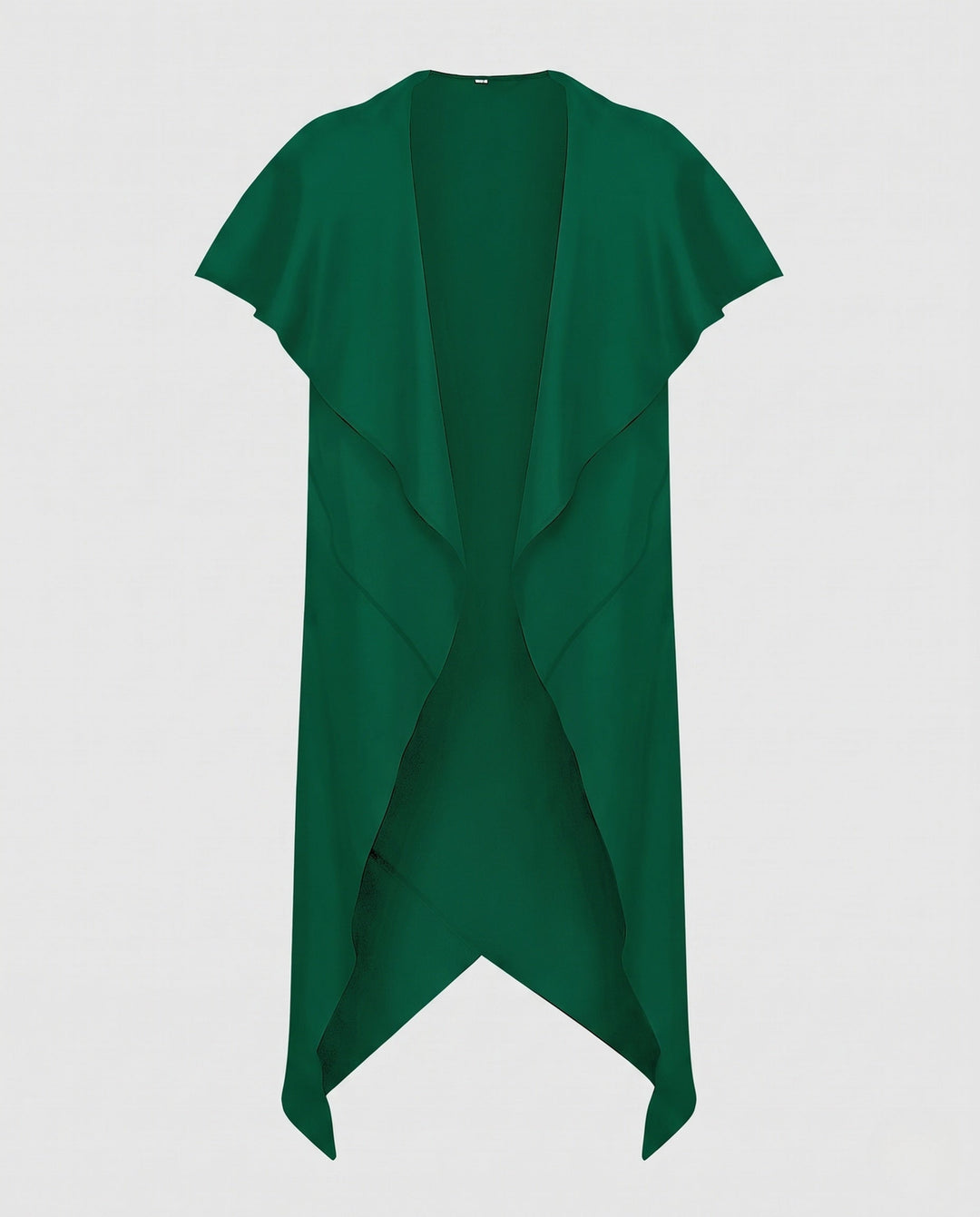 Dam elegant wrap cloak gjord flowing tyg