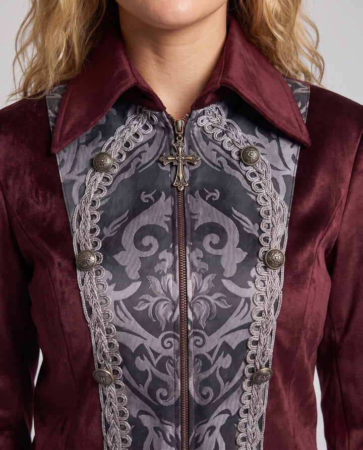 Dam Luxurious avslappnad jacka med elegant detaljer och stilren passform