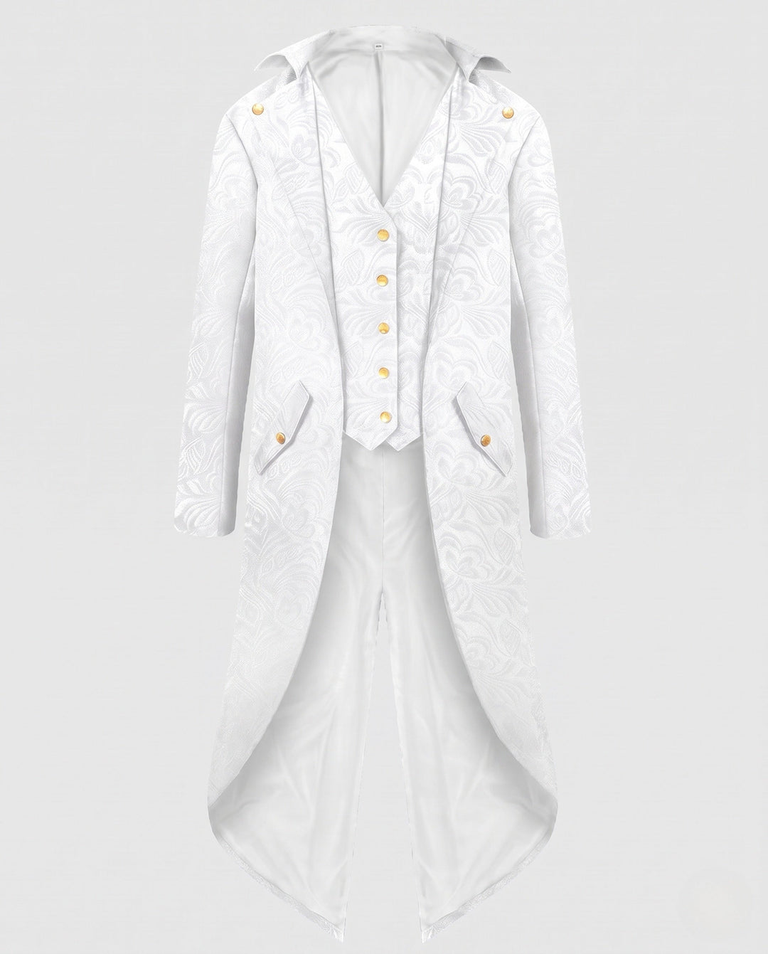 Dam oversize jacka med Artistic mönster och elegant knapp stängning