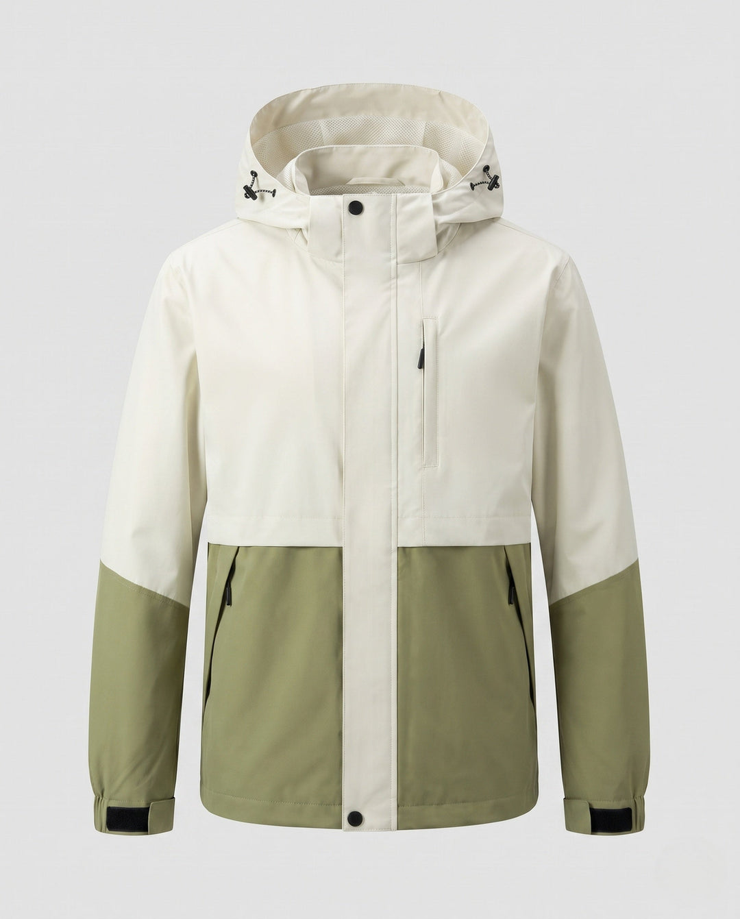 Unisex Two-Tone Softshelljacka med Huva, Vind och Vattenavvisande Outdoor Performance