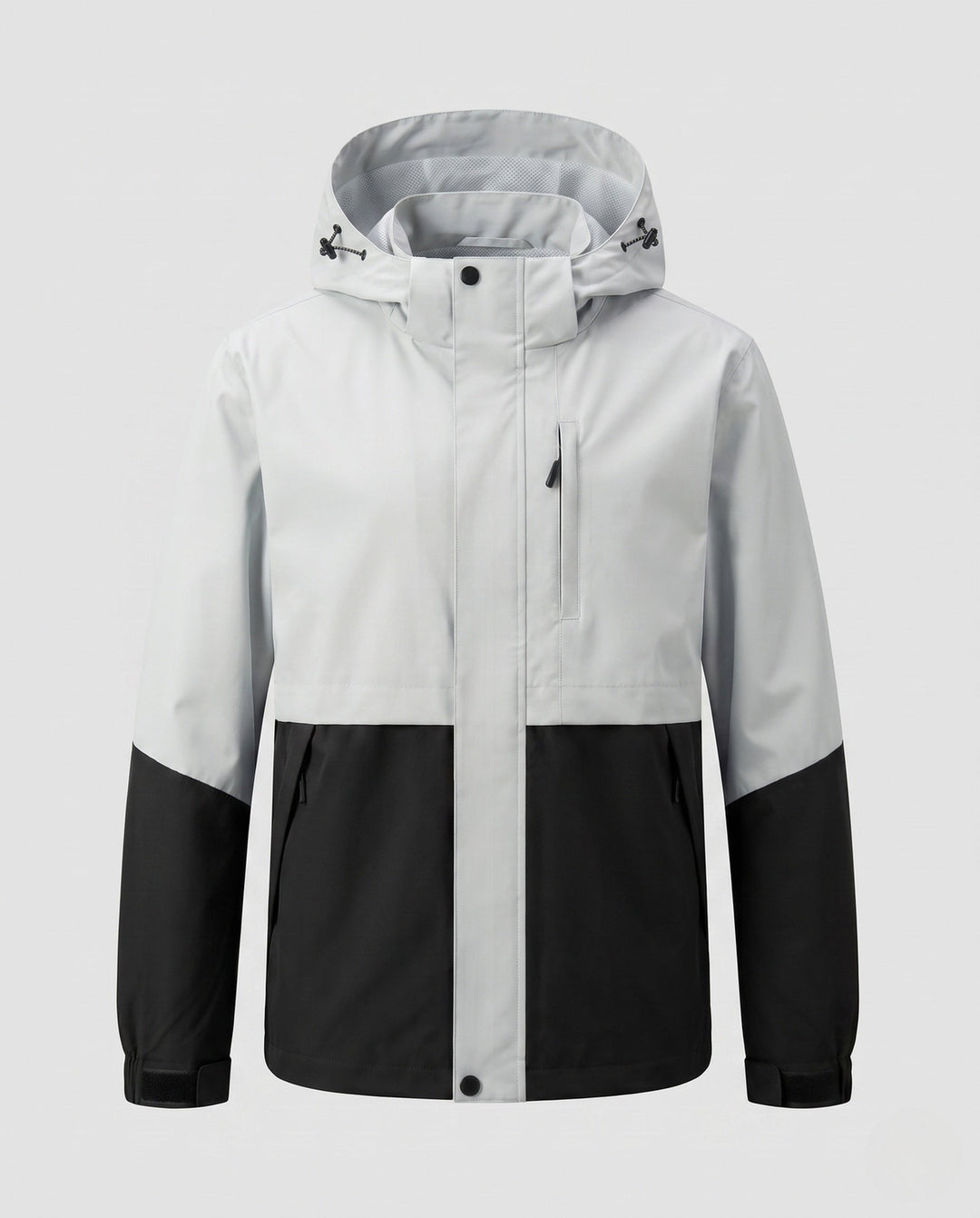 Unisex Two-Tone Softshelljacka med Huva, Vind och Vattenavvisande Outdoor Performance