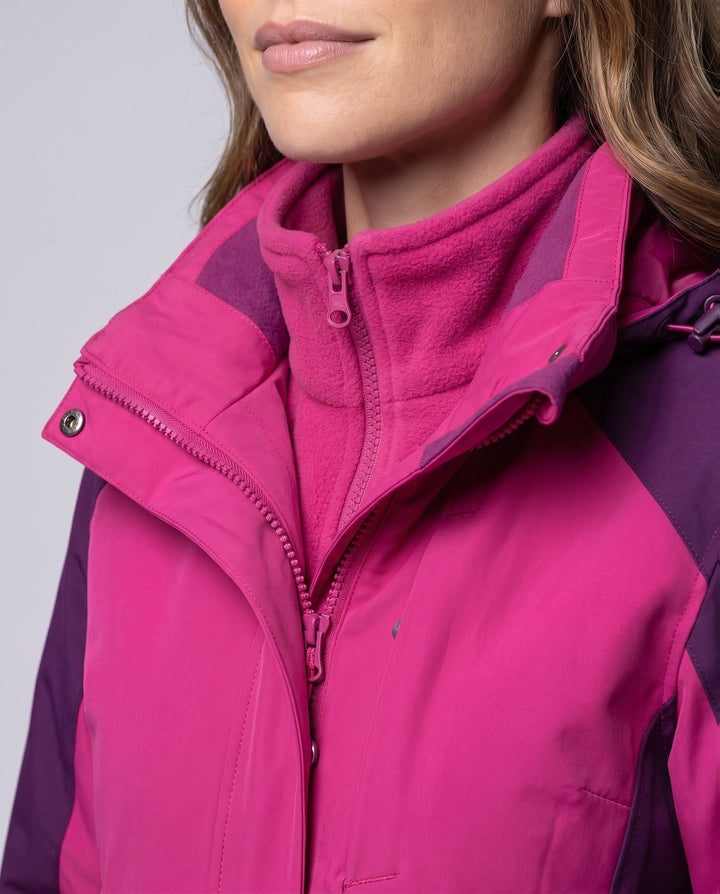 Dam multifunctional softshell utomhusjacka set med fleece inner jacka och funktionell byxor