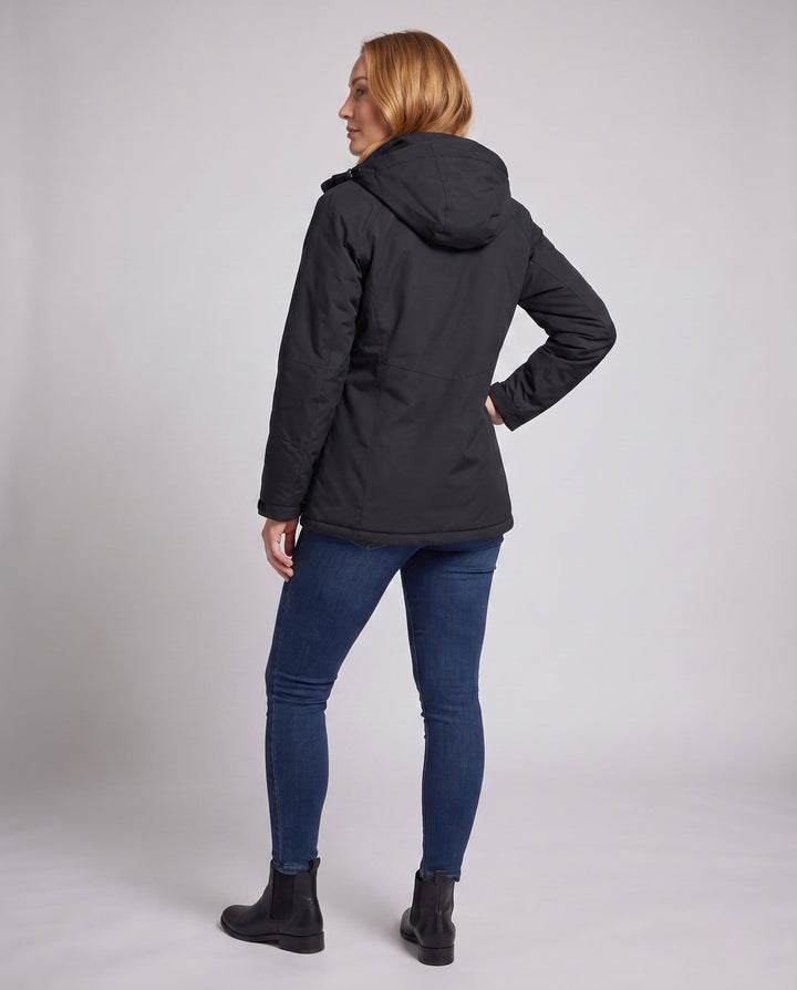 Dam funktionell Transition jacka med Removable huva