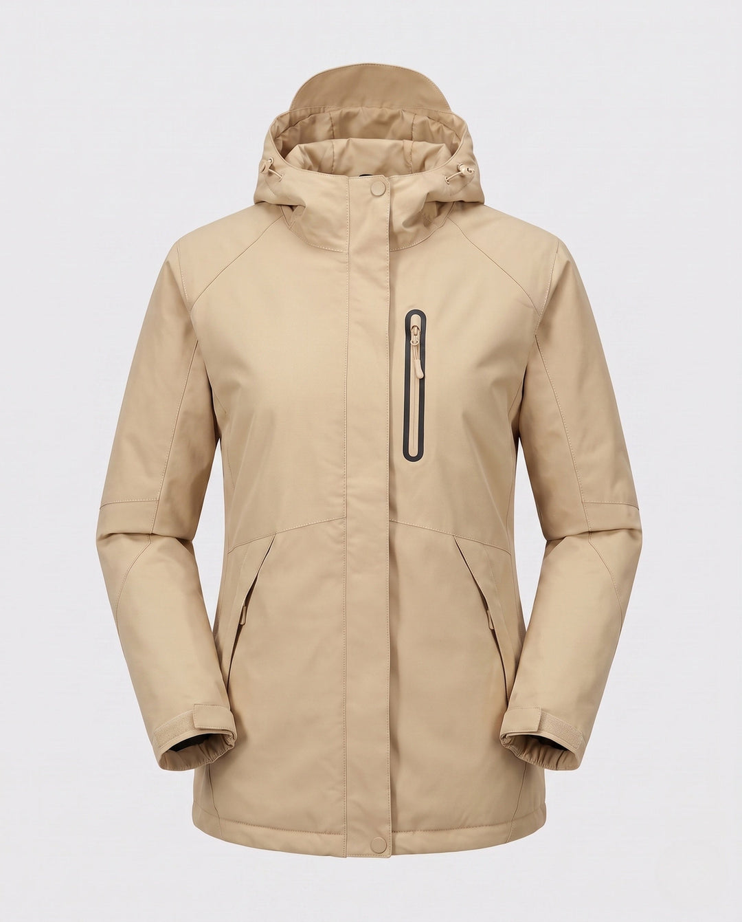 Dam funktionell Transition jacka med Removable huva