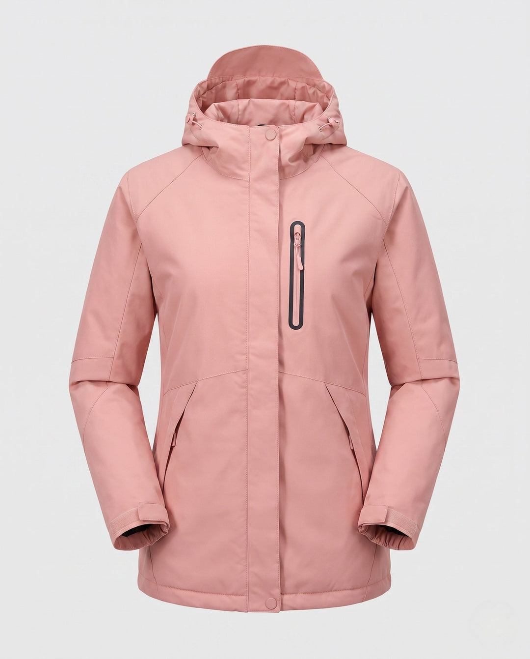 Dam funktionell Transition jacka med Removable huva