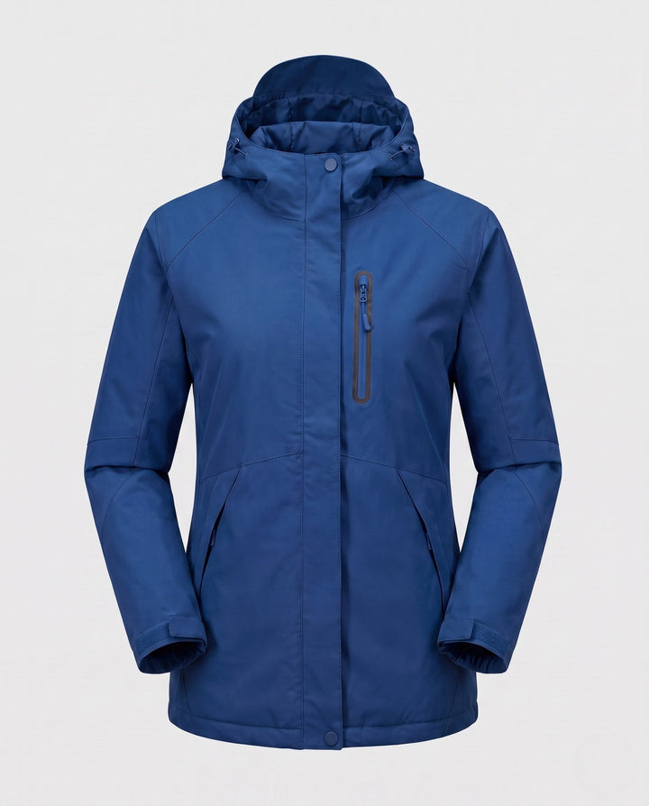 Dam funktionell Transition jacka med Removable huva