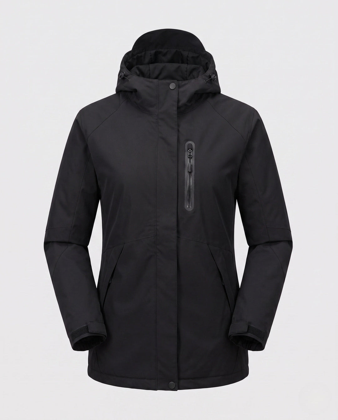 Dam funktionell Transition jacka med Removable huva