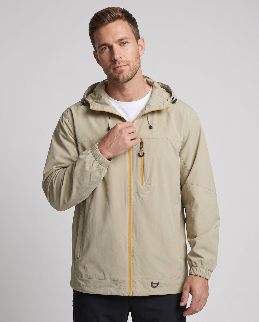Herr Technical Utomhus Jacka med Justerbar Huva
