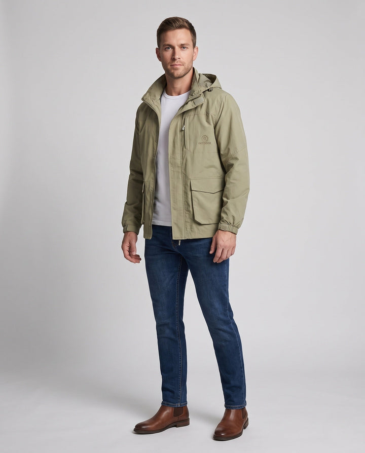 Herr Technical Utomhus Jacka med Uttagbar Huva