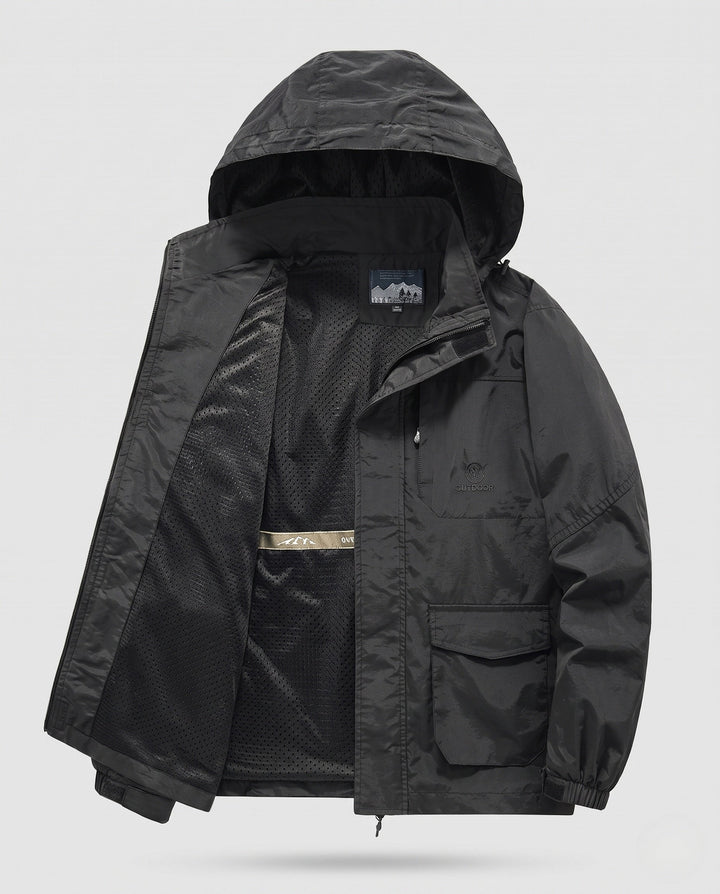 Herr Technical Utomhus Jacka med Uttagbar Huva
