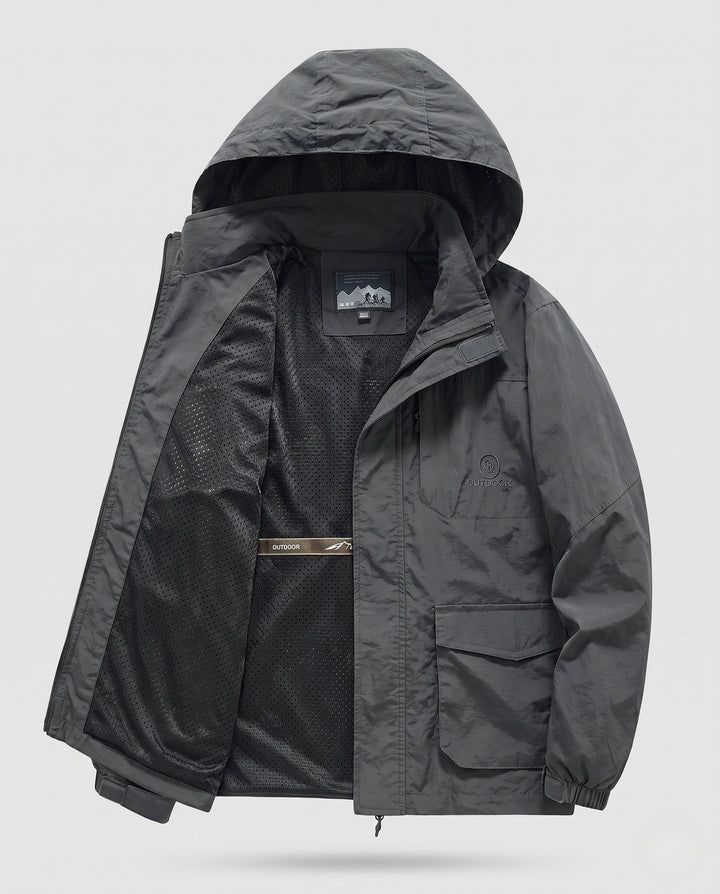 Herr Technical Utomhus Jacka med Uttagbar Huva