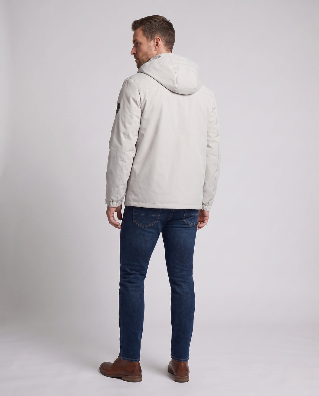 Herr Technical Vinter Jacka med Uttagbar Huva