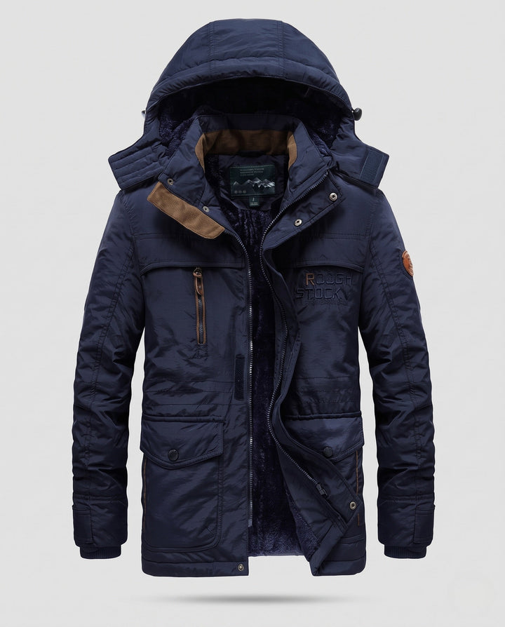 Herr Technical Vinter Jacka med Uttagbar Huva