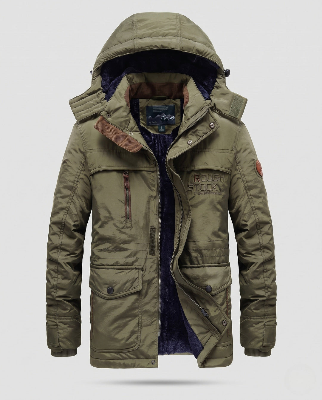 Herr Technical Vinter Jacka med Uttagbar Huva