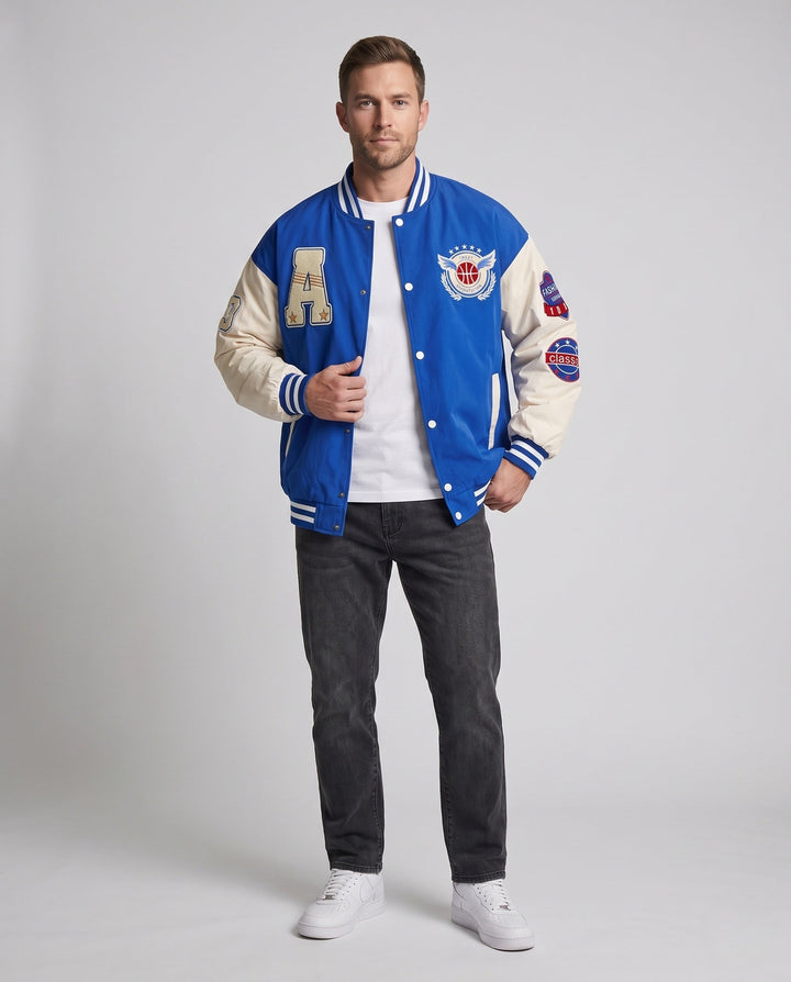 Herr Trendy Varsity Jacka