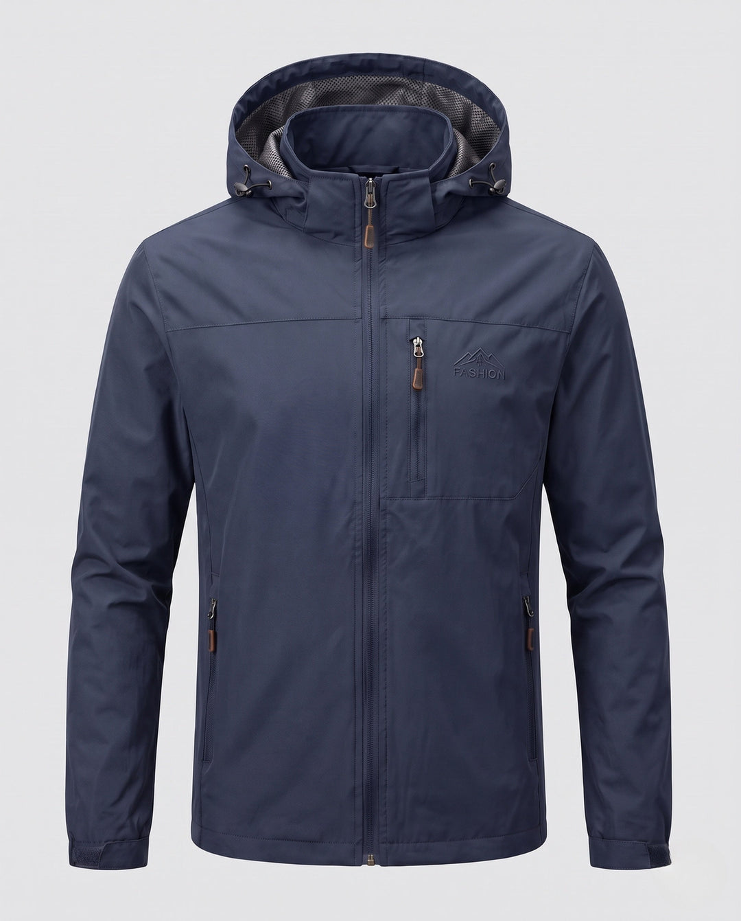 Herr Weatherproof Utomhus Jacka med Justerbar Huva
