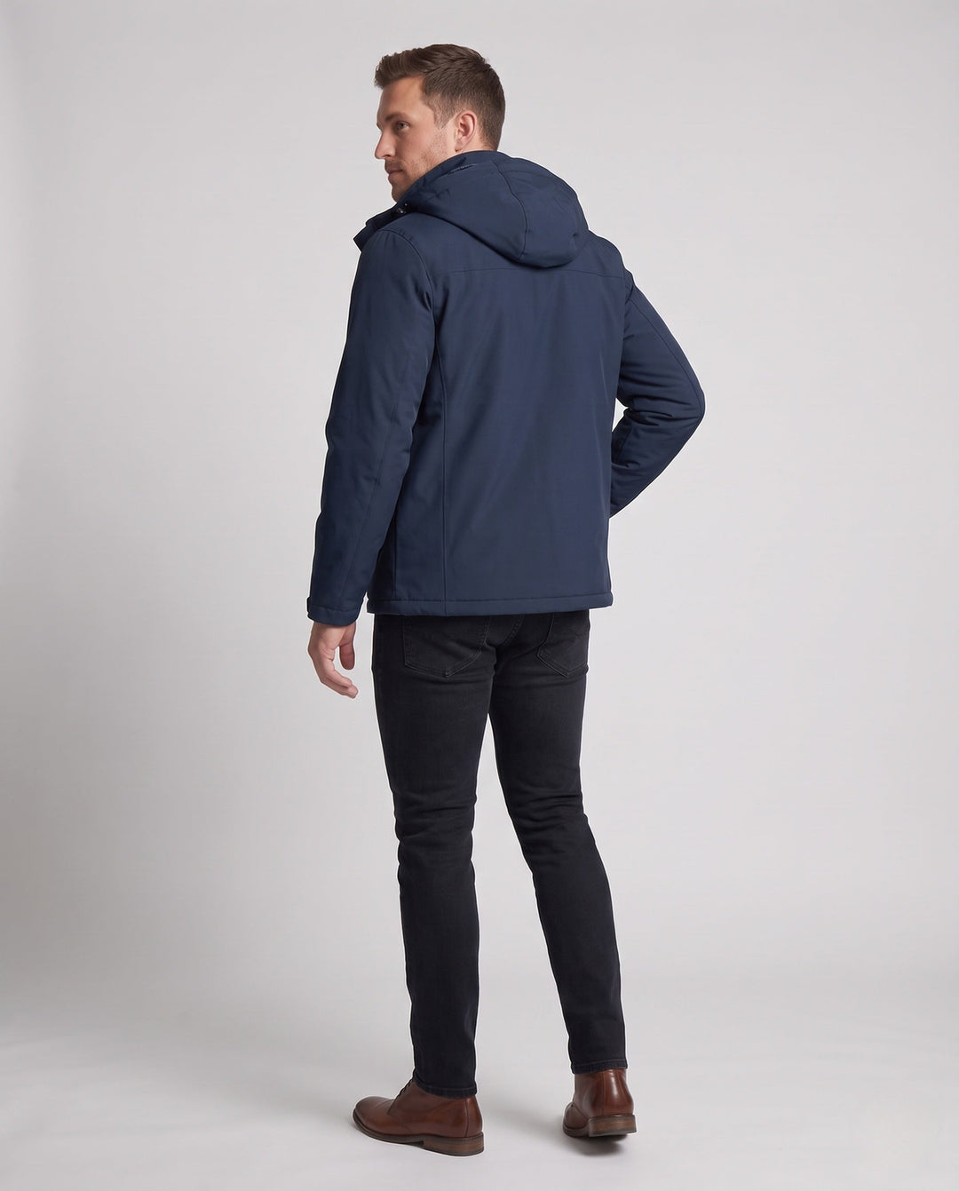 Herr Weatherproof Övergångs Jacka med Fleecefoder