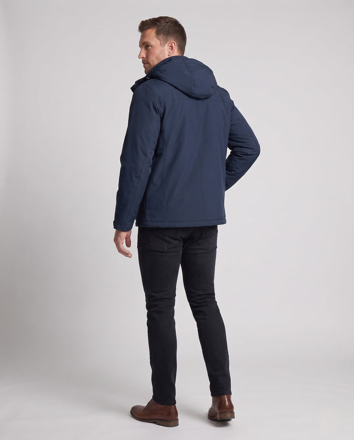 Herr Weatherproof Övergångs Jacka med Fleecefoder