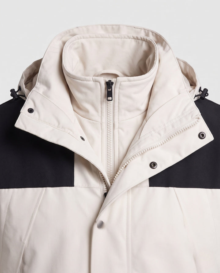 Herr Tvålagers Softshell‑allvädersjacka Mit Uttagbar Fleeceinnerjacka