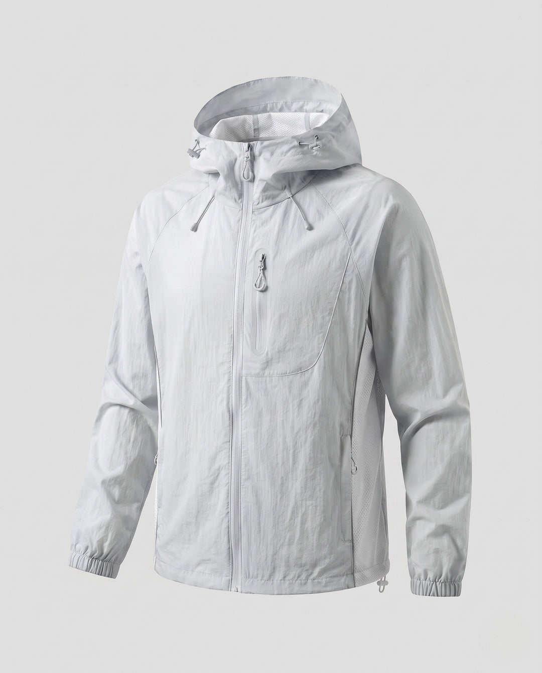 Unisex Leichte Wind- und Wasserabweisende Kapuzen-Übergangsjacke mit reflektierenden detaljer