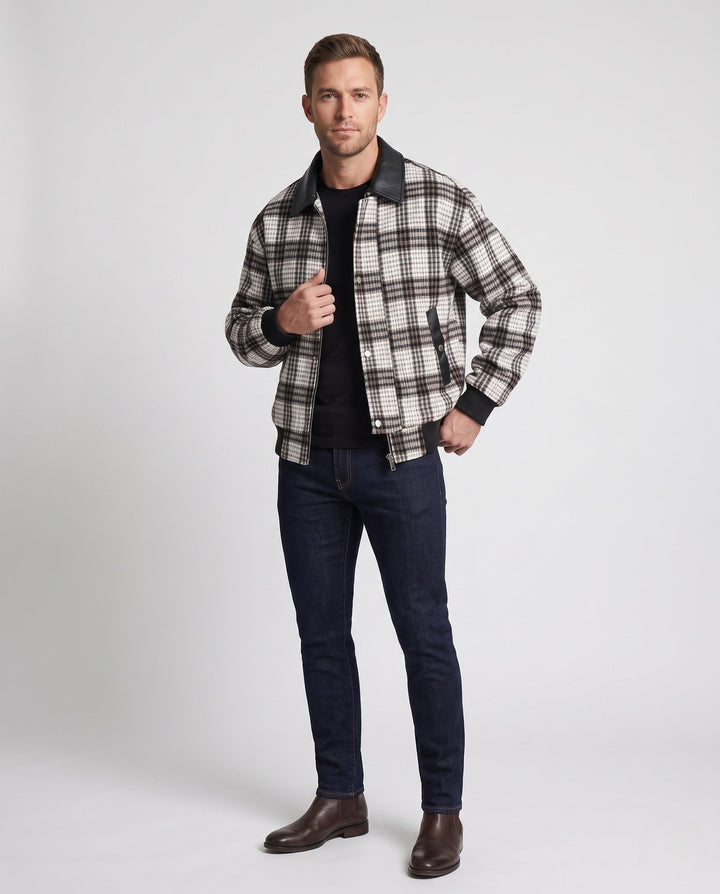 Herr Fashion Checkered Jacka