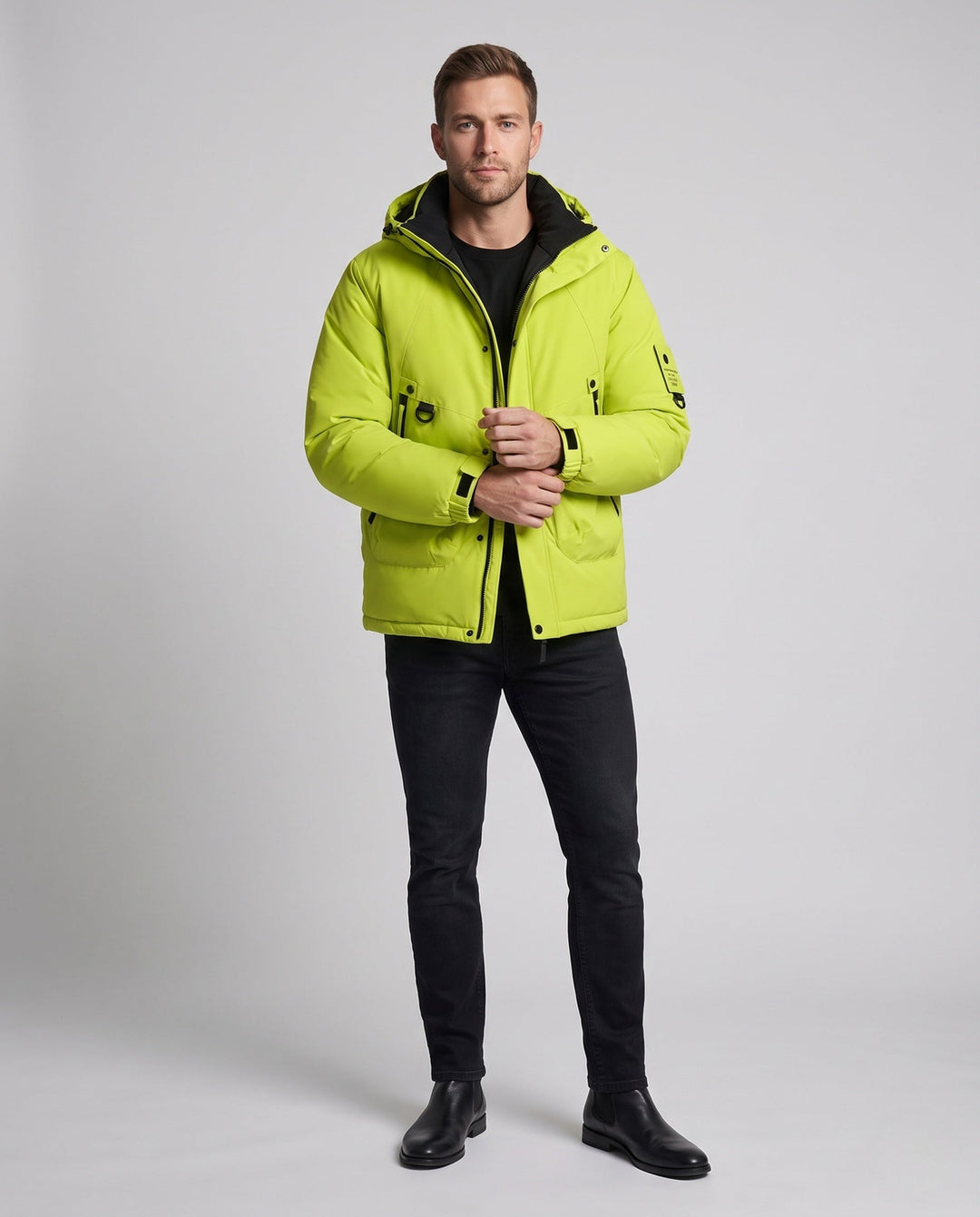 Herr Fashionable Vinter Jacka