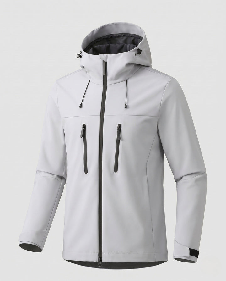 Herr Multifunctional Utomhus Jacka med Huva
