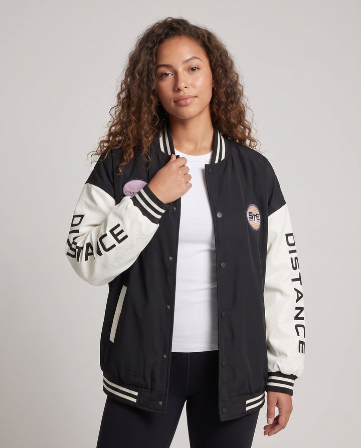 Unisex stilren oversize College jacka