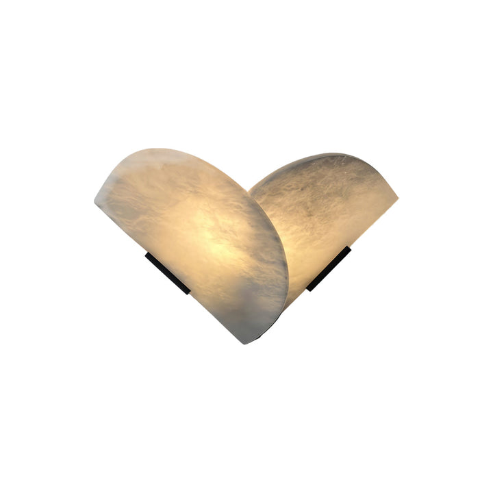 LED Ljus Vägglampa Dubbel Designer Fläktformad Lampa