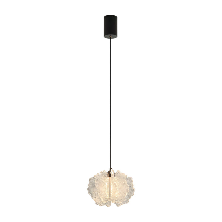 Petal Pendant Light Fransk Grädde-Stil Justerbar Taklampa