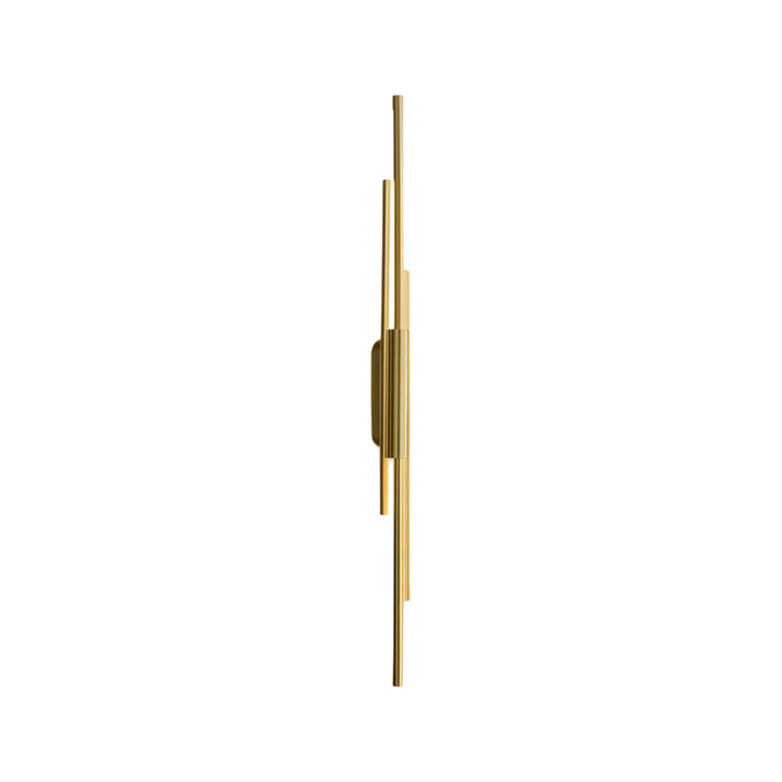 Samtida Linjär Vägglampa Minimalistisk Solid Kopparbelysning