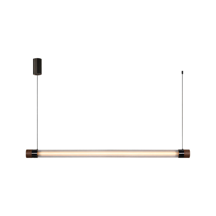 Modern linjär hängande belysning Enkel glas taklampa