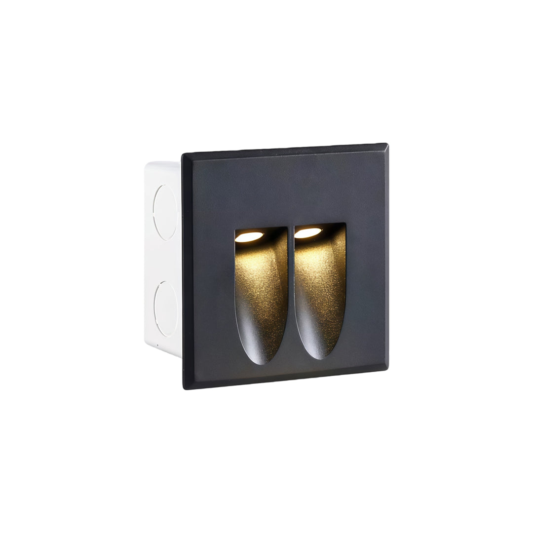 【2 ST】stege LED-lampa infälld LED rörelsesensorlampa