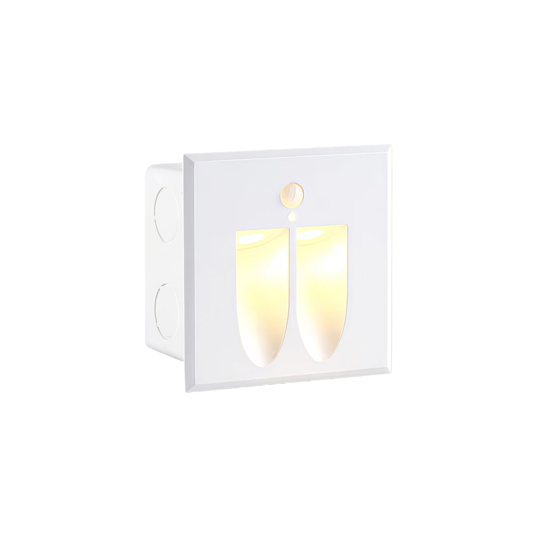 【2 ST】stege LED-lampa infälld LED rörelsesensorlampa