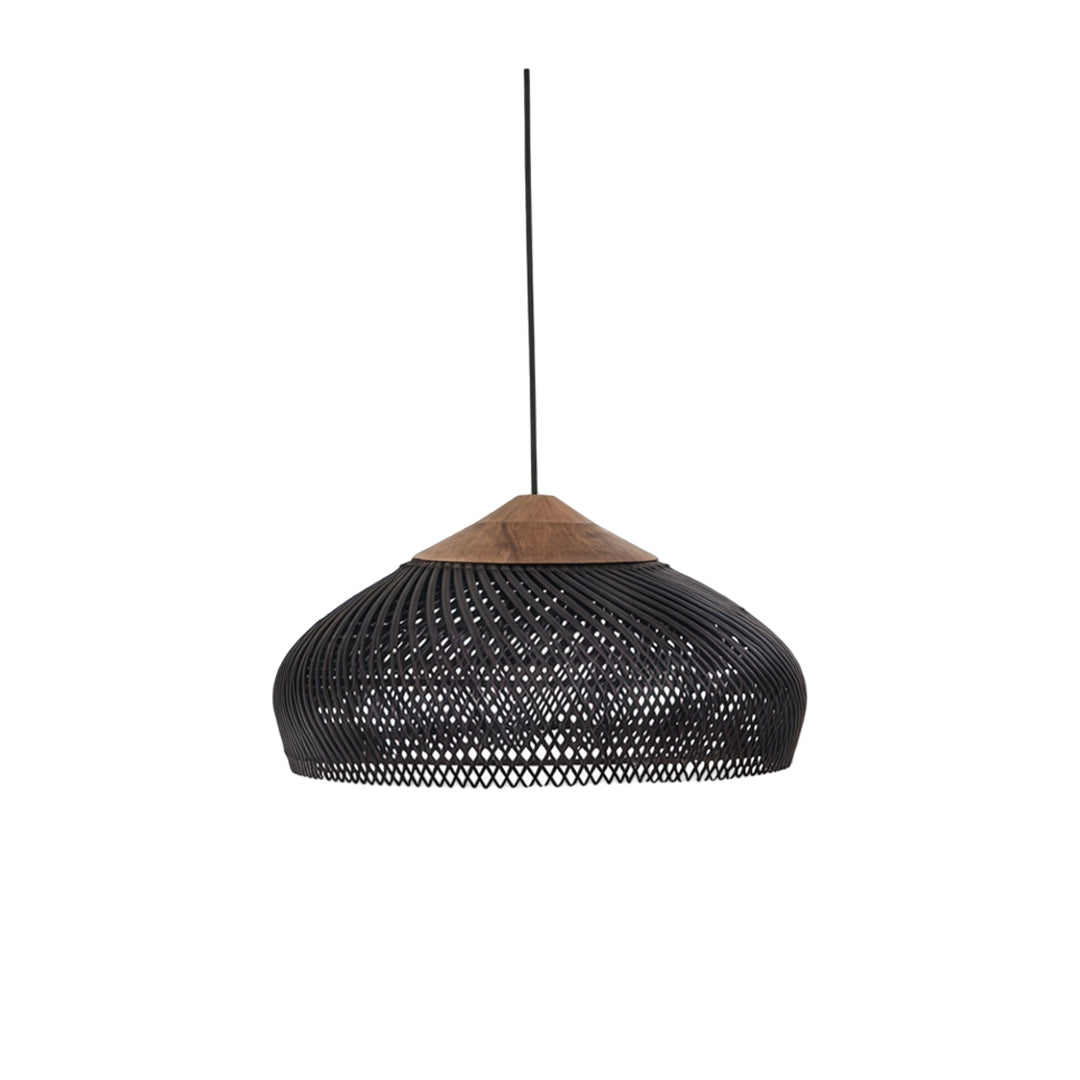 Vävda Ljuskronor Wabi-Sabi Rattan Taklampa