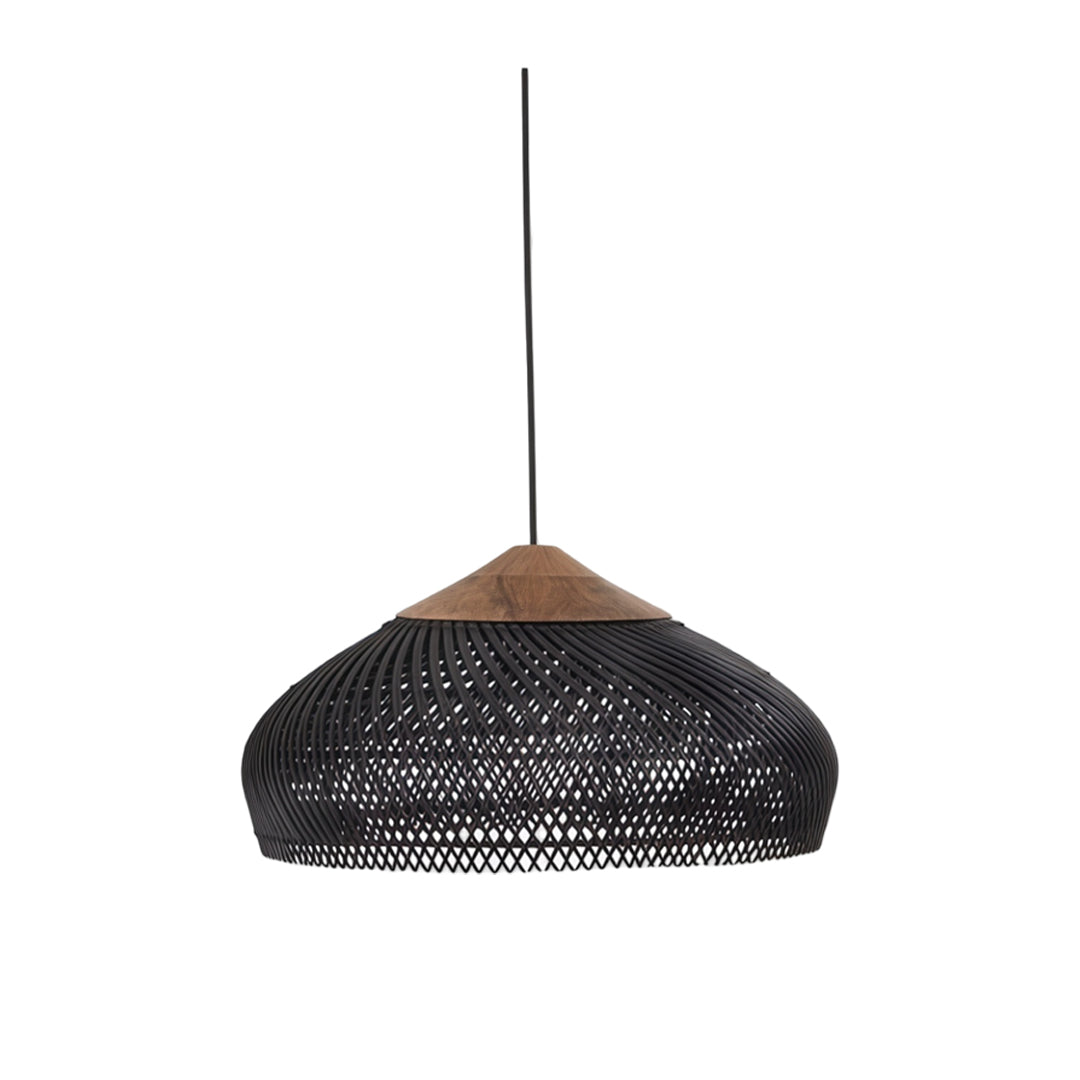 Vävda Ljuskronor Wabi-Sabi Rattan Taklampa