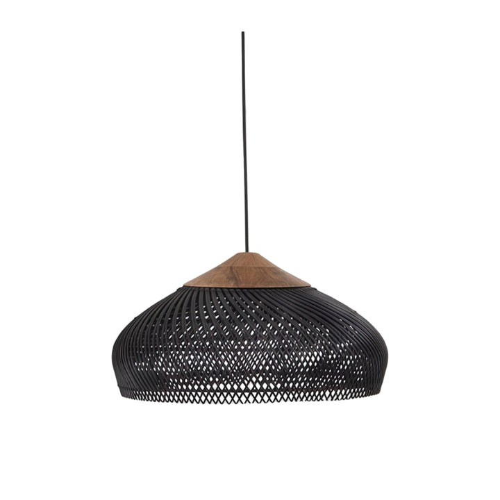 Vävda Ljuskronor Wabi-Sabi Rattan Taklampa